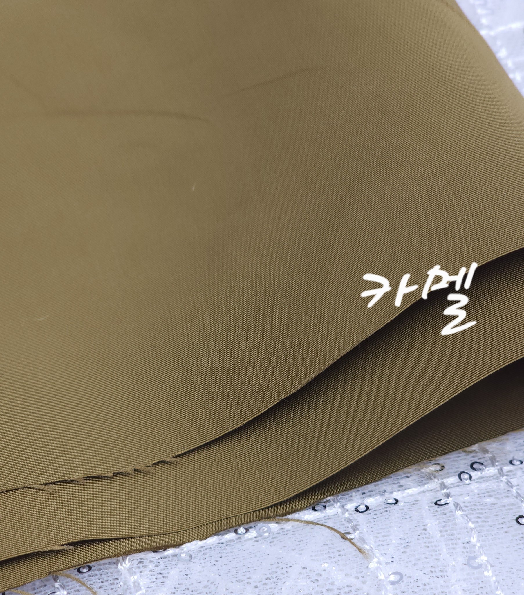 폴리아미드 코트 의류원단 아노락 트렌치 아로마3종 수입원단, 블랙, 1개 상세 이미지 2