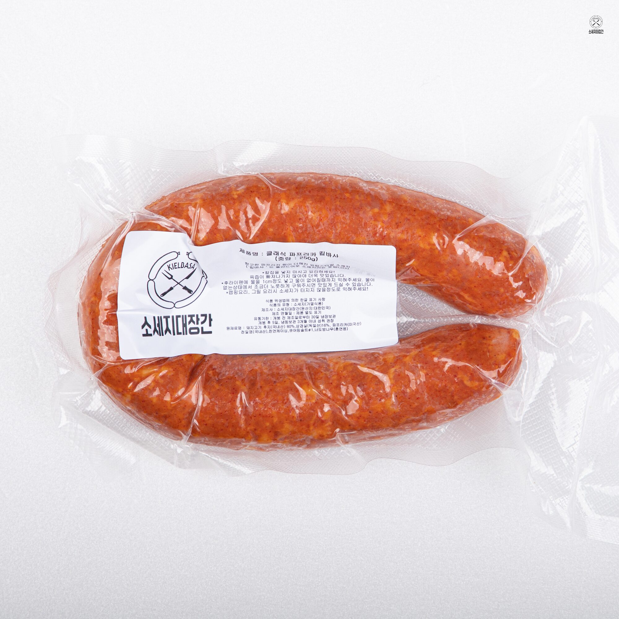 클래식 파프리카킬바사 폴란드 정통 수제소세지(250g) 스모크향 가득 소세지, 1개, 250g 상세 이미지 2