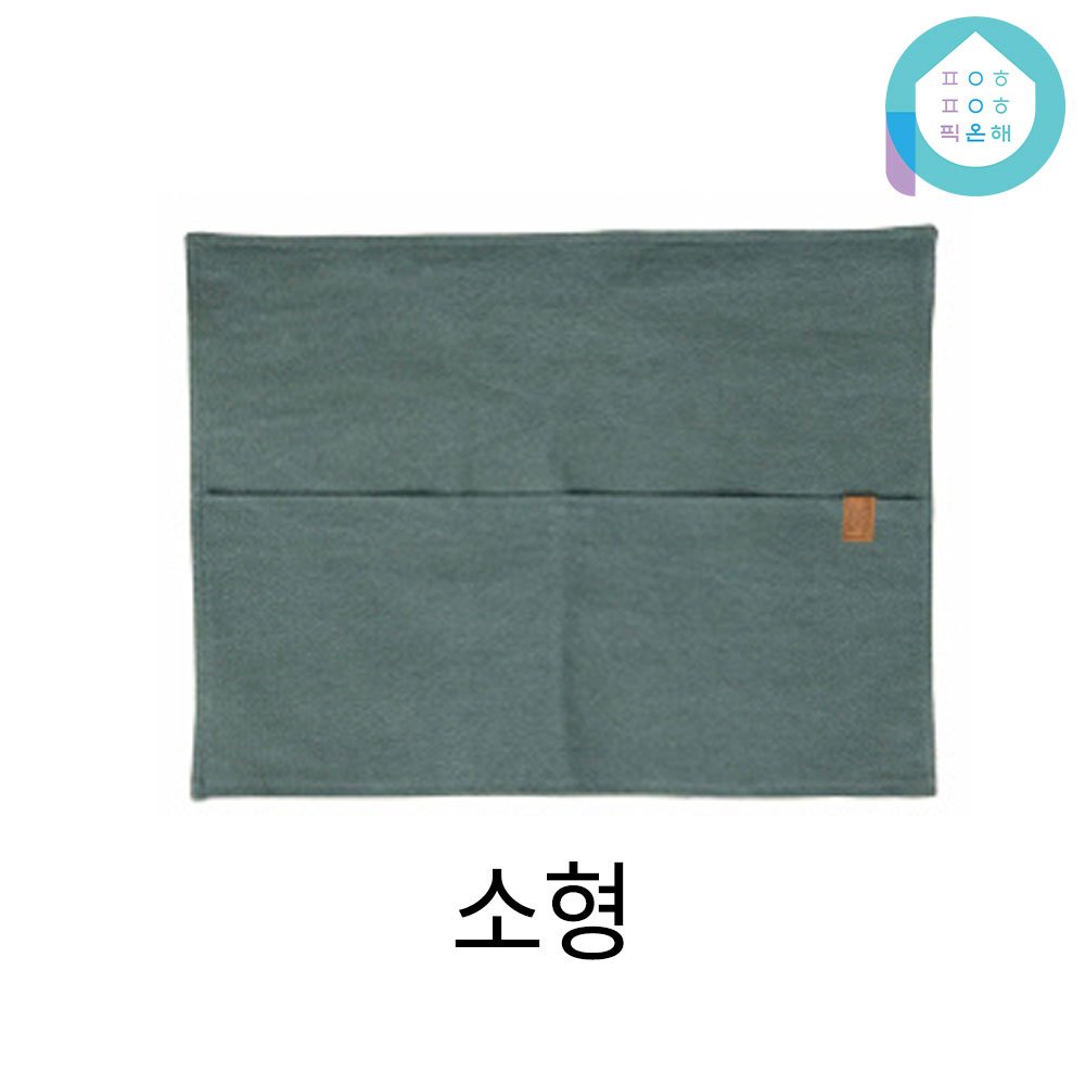 까사스토리 순면 베이직 체크 식탁 의자 등커버, 베이지, 1개쿠폰할인 상세 이미지 2