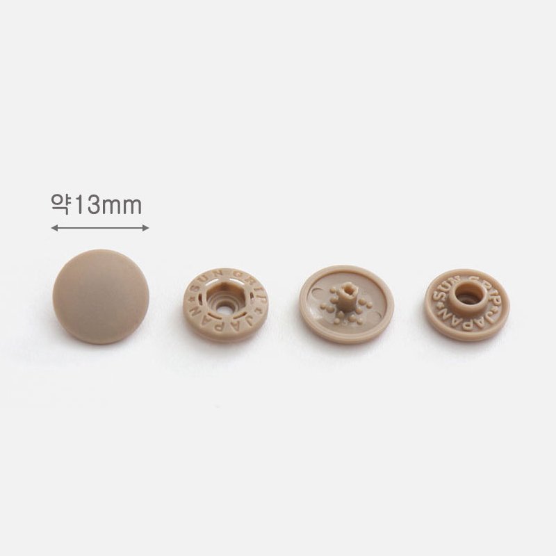 선코코 원터치 썬그립 티단추 세트 슬림 13mm S1790, 오프화이트, 1세트 상세 이미지 2