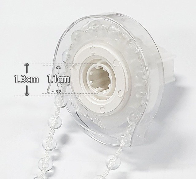 크리스탈 손잡이 블라인드 부자재 1.3cm x 1.5m, 1개 상세 이미지 1