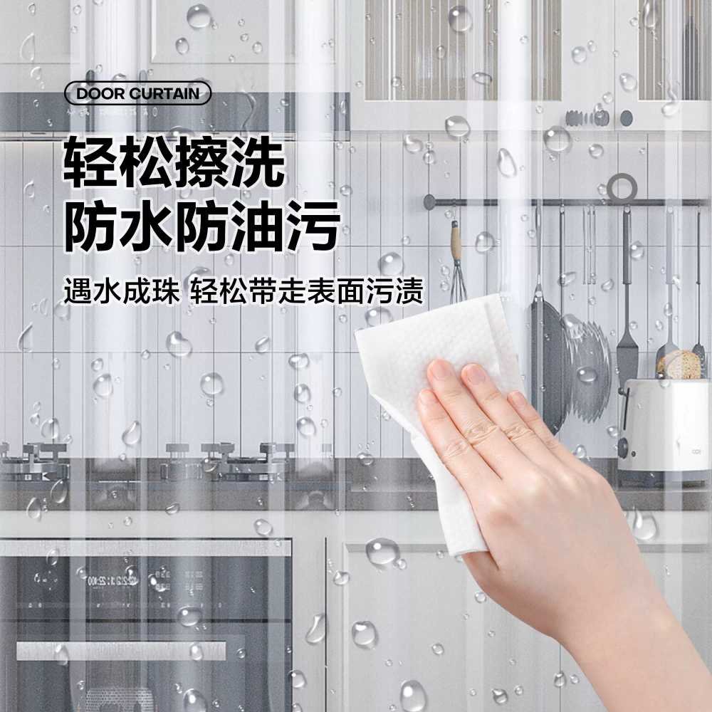 투명 버티컬 롤스크린 칸막이문 자바라 주름문 도어 상세 이미지 2