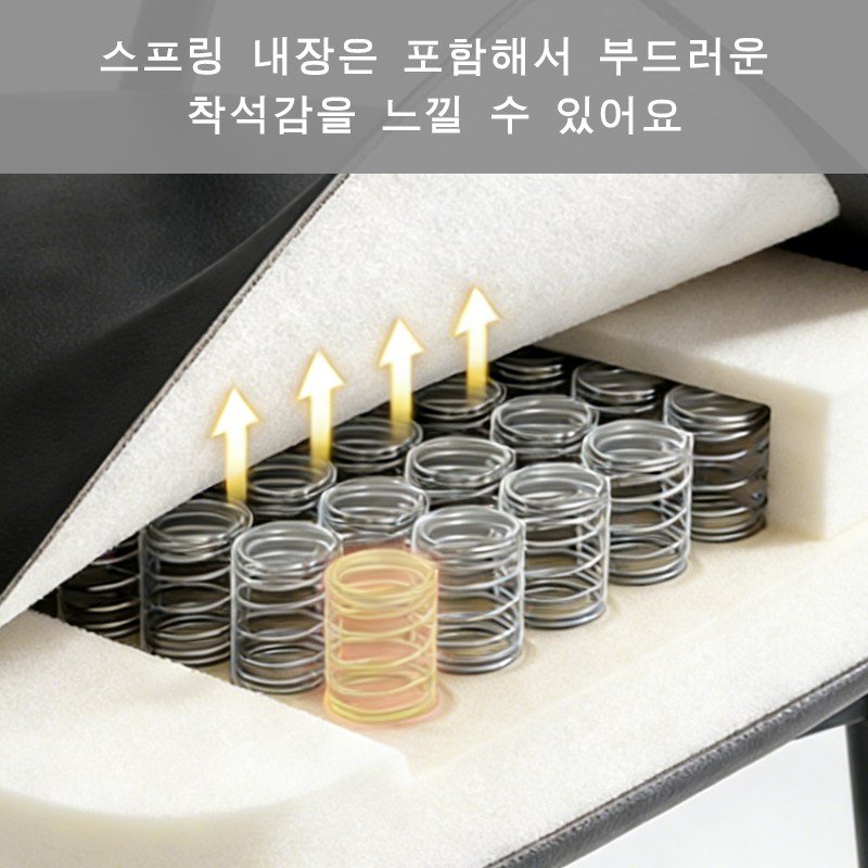 쿠리브 실내 소프트 가죽 편한 식탁의자, 2개, 브라운쿠폰할인 상세 이미지 1