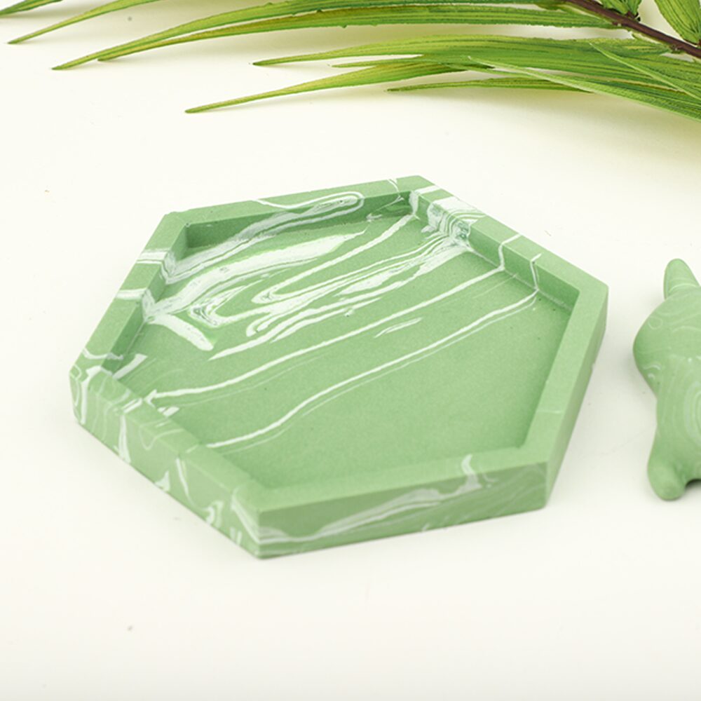 제스모나이트 티코스터 감성 컵받침 만들기 제스몬 DIY 키트 감성 레진 소품 인테리어 키트, 원형 티코스터 상세 이미지 2