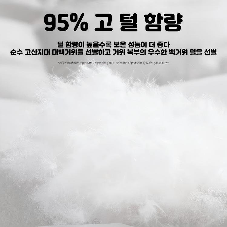 봄여름 차렵이불 사계절 고급 호텔 거위털이불 폭신한 구스다운 프리미엄 구스이불 3000g, 흰색할인 상세 이미지 1