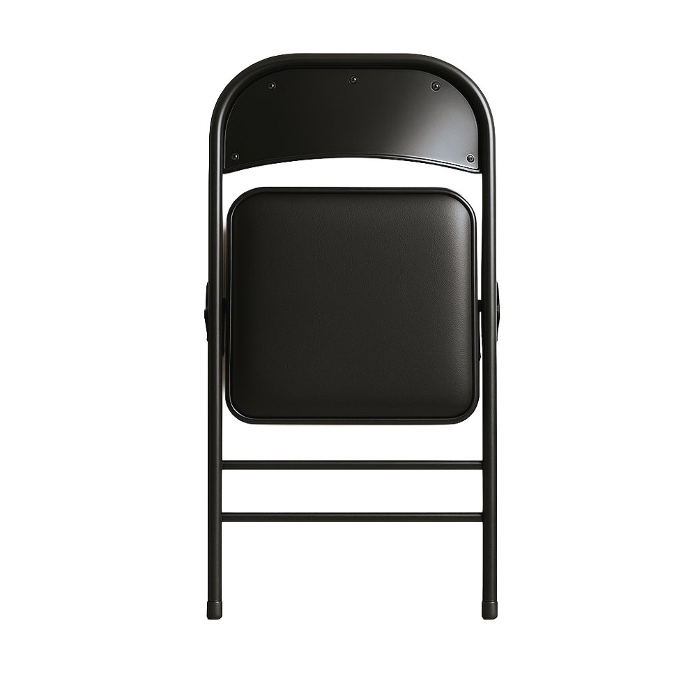 벨라까사 등받이 쿠션 접이식 식탁 의자, 블랙, 1개쿠폰할인 상세 이미지 2