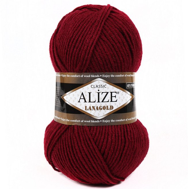 alize 엘리제 마마니트 라나골드 뜨개실, 와인, 1개쿠폰할인
