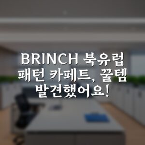 BRINCH 북유럽 패턴 카페트, 꿀템 발견했어요!