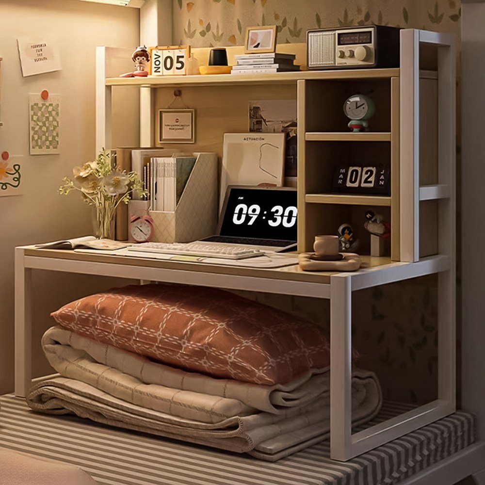 원룸 기숙사 전용 철제 좌식공부책상, 앵두나무할인 상세 이미지 1