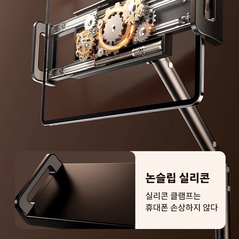 콜콜러브 스탠드 태블릿 핸드폰 거치대 수직촬영거치대 촬영스탠드 침대 휴대폰 거치대, 블랙 - 태블릿 전용 모델, 1개할인 상세 이미지 2